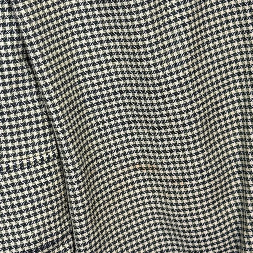 Ermenegildo Zegna Blazer Mens 56 IT 46 US Tan Houndstooth Wool Sport Coat
